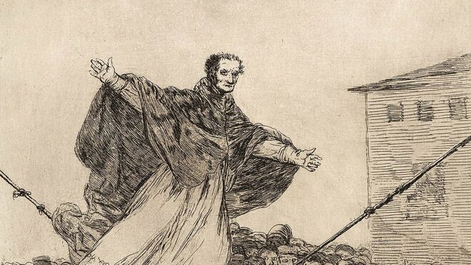En la cuerda floja. Francisco de Goya