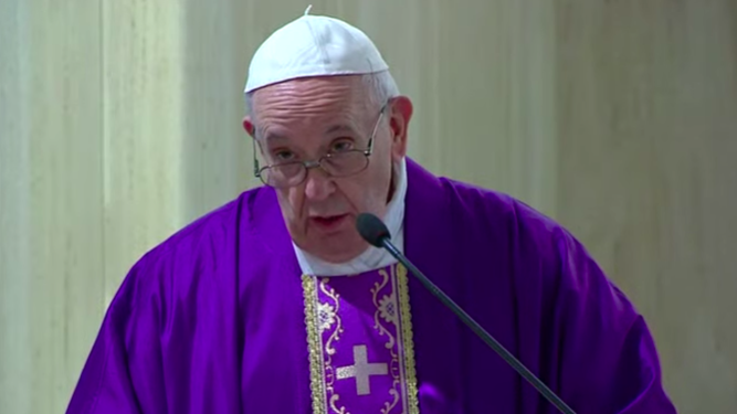 Homilía del Papa en Santa Marta