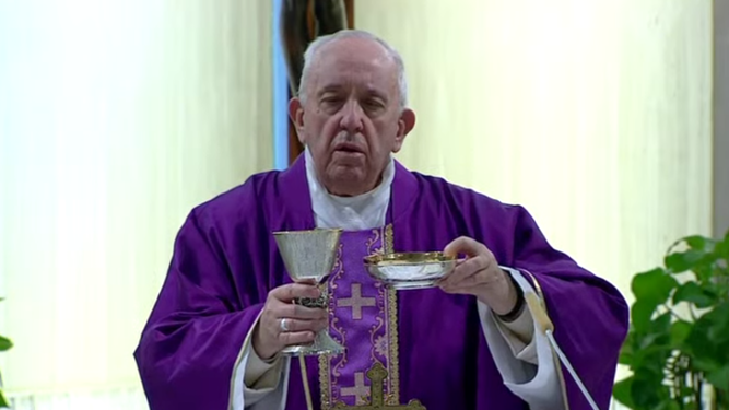 El Papa en Santa Marta
