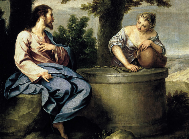 Jesús y la samaritana