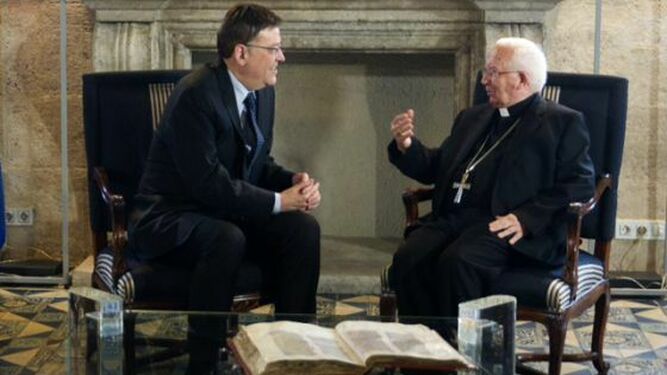 Cañizares, con Ximo Puig