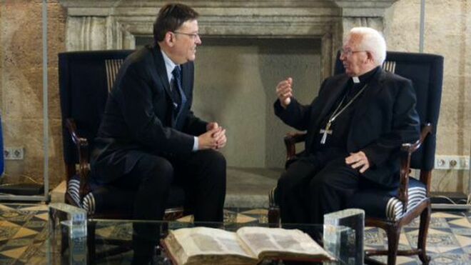 Cañizares, con Ximo Puig