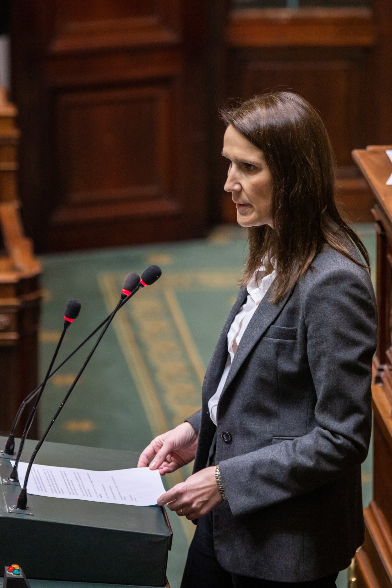 Sophie Wilmès Premier Ministre Belge 17.03.2020