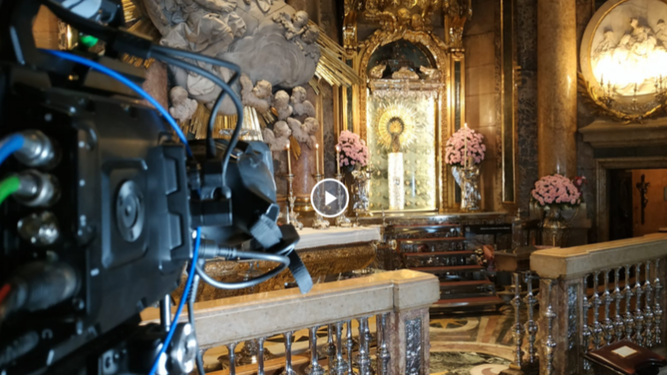 El camarín de la Virgen del Pilar, interactivo