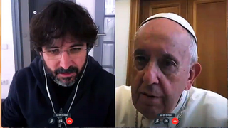 Évole y el Papa hablan por videoconferencia, por la cuarentena del coronavirus