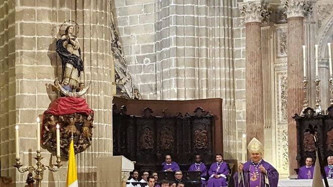 El obispo de Jerez, José Mazuelos