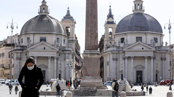 Roma afronta la epidemia de coronavirus