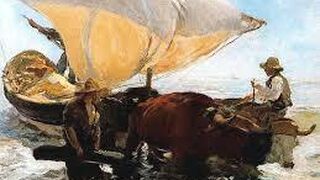 La “pesca del Bou”. Lienzo de Sorolla.