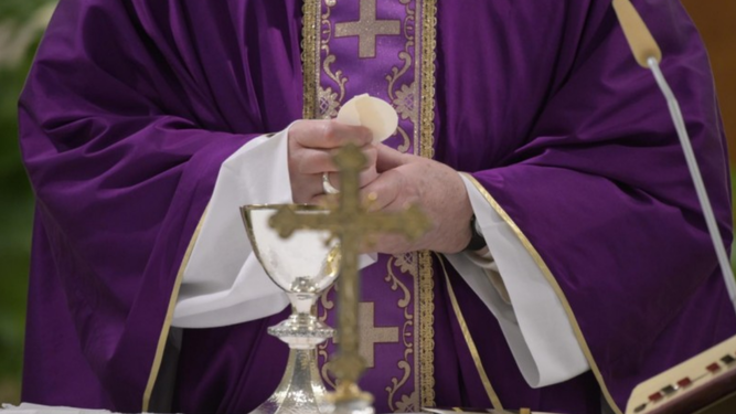 El Papa, en Santa Marta