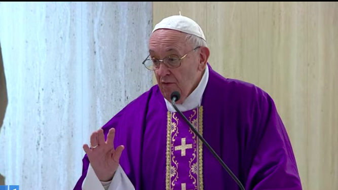 El Papa pide fe, esperanza y valentía