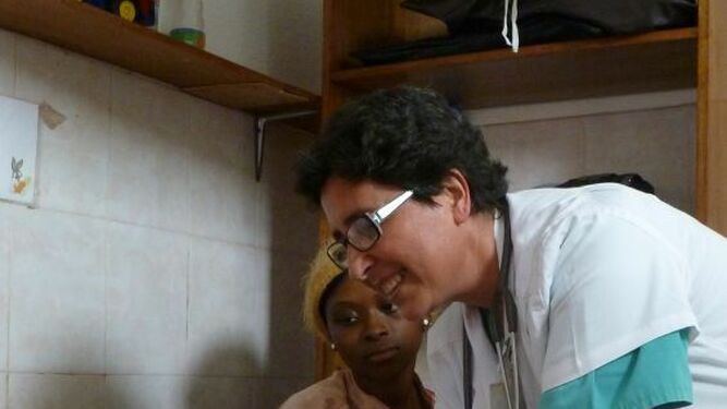 Cristina Antolín, misionera en Camerún