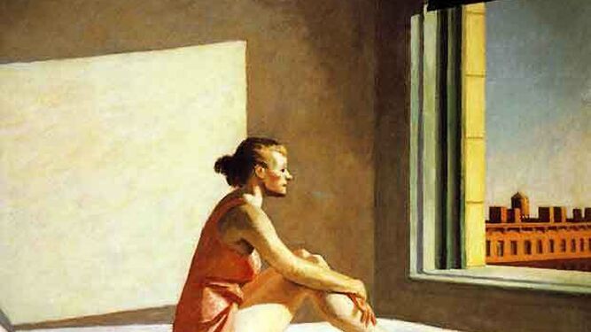 "Sol matutino". E. Hopper, 1952