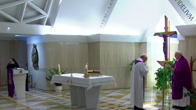 Misa del Papa en Santa Marta