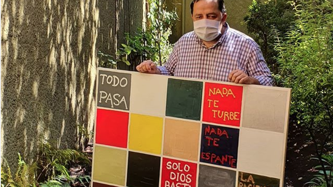 "Nada te turbe". Cuadro de Chomali para ayudar a los vulnerables con su recaudación