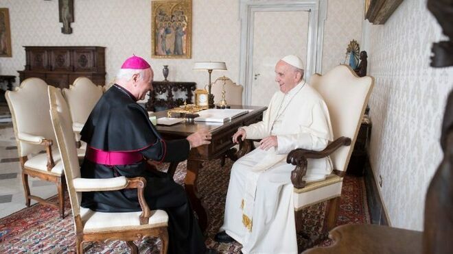 Paglia, con el Papa