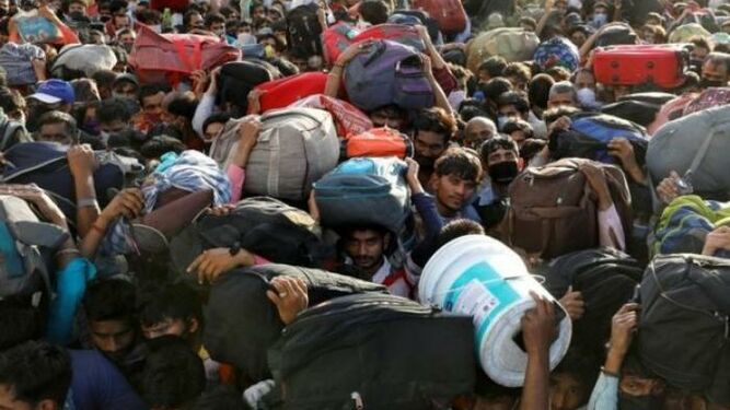 La cuarentena está provocando una gran crisis humanitaria en la India