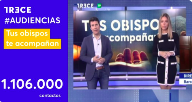Espectacular audiencia del programa de TRECE