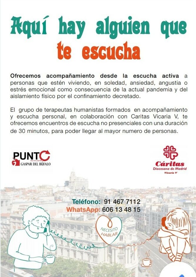Aquí hay alguien que te escucha