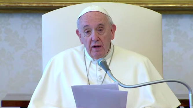 Palabras del papa en la audiencia