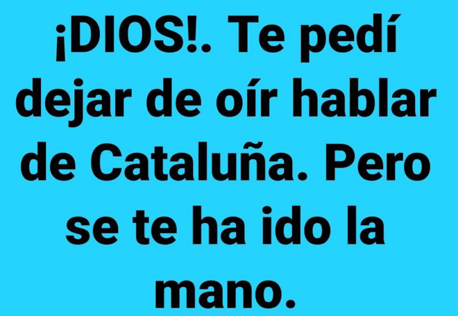 Se te ha ido la mano