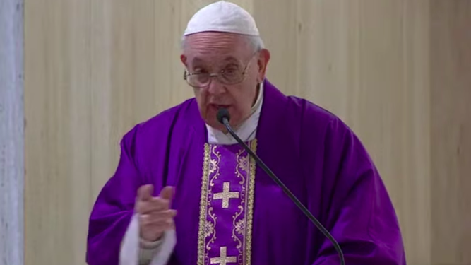 Misa de Francisco hoy
