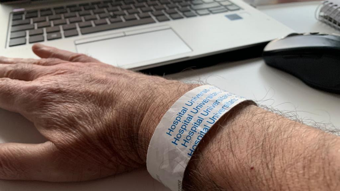 La pulsera del hospital