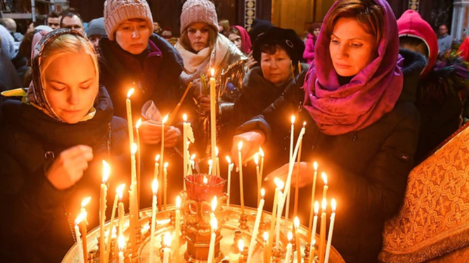 Feligresas Iglesia ortodoxa rusa
