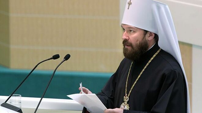 Hilarión de Volokolamsk, presidente del Departamento de Relaciones Eclesiásticas Exteriores del Patriarcado de Moscú