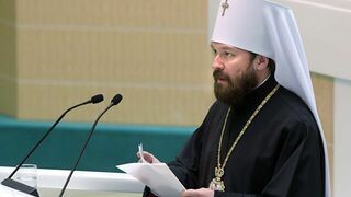 Hilarión de Volokolamsk, presidente del Departamento de Relaciones Eclesiásticas Exteriores del Patriarcado de Moscú