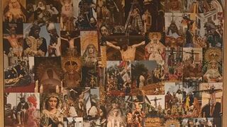 Espectacular imagen de la Semana Santa sevillana, con recuerdo especial a los sanitarios