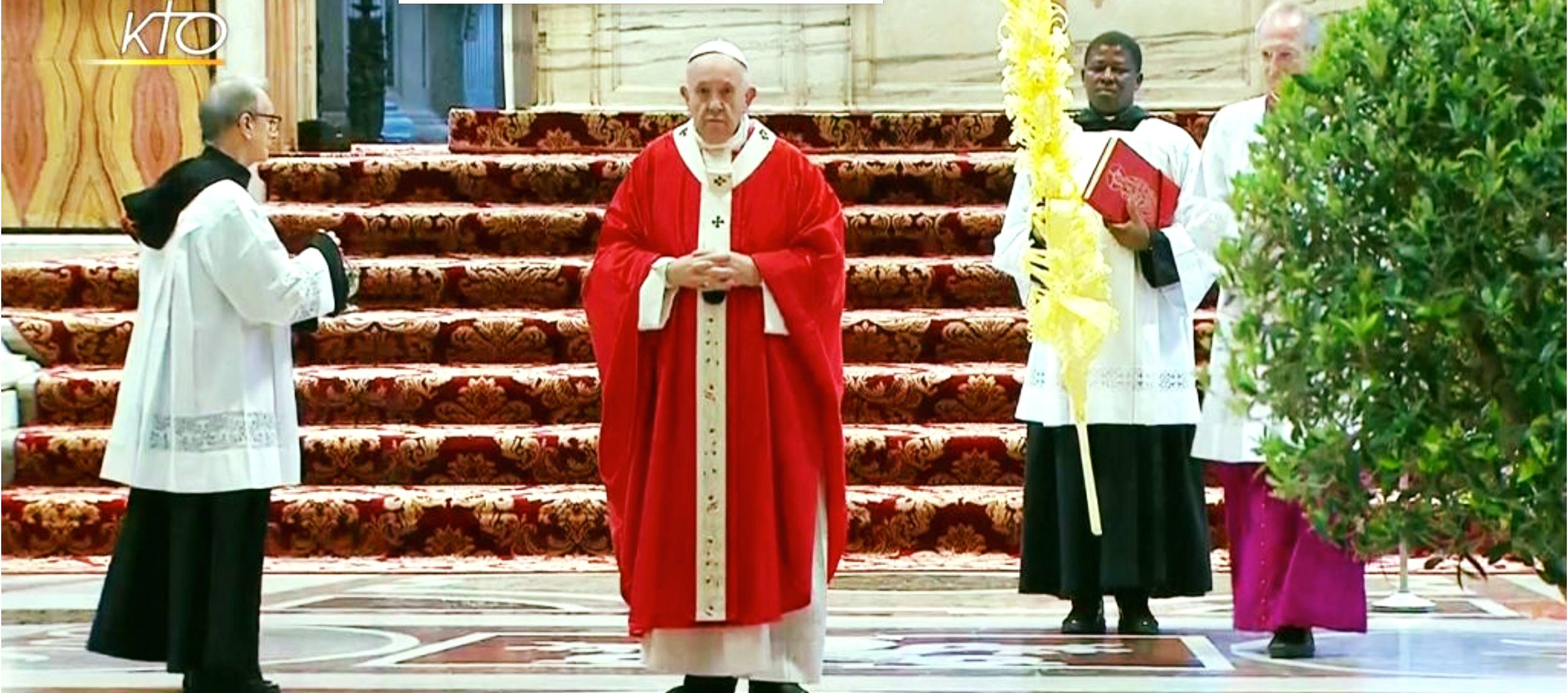 Misa papal del Domingo de Ramos