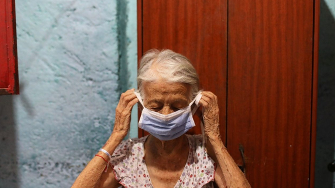 Ancianos bajo cuarentena por coronavirus