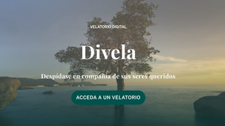 Página de inicio de Divela.net, el primer velatorio digital