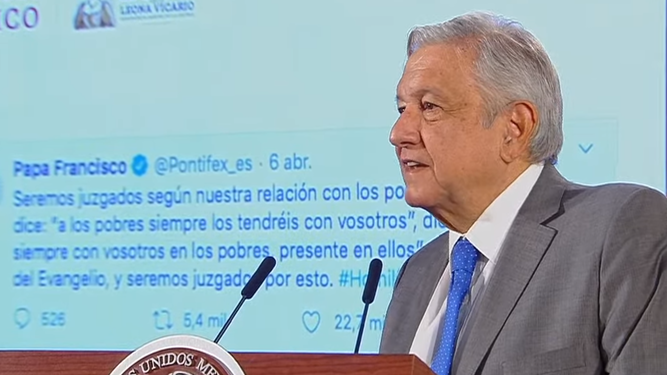 AMLO. Tuit inspirador.