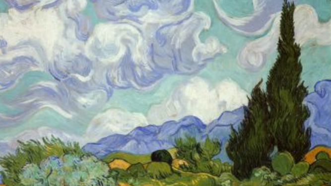 Cipreses en primavera. V. Van Gogh