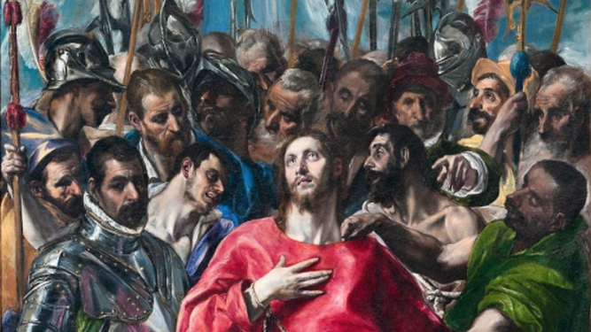 Detalle de "El expolio", de El Greco