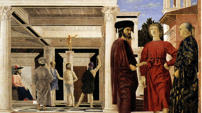 "La flagelación de Cristo", P. della Francesca