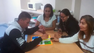 Usuarios de la Mesa de Hospitalidad de la Archidiócesis de Madrid