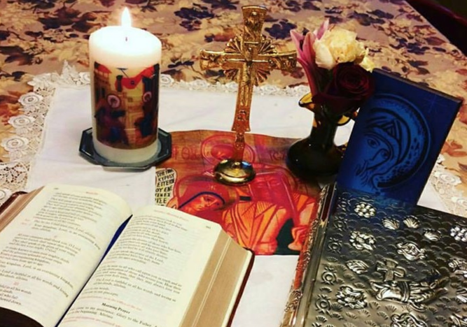 Oración en familia