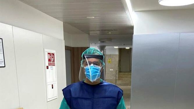Ignacio, capellán en un hospital de Madrid