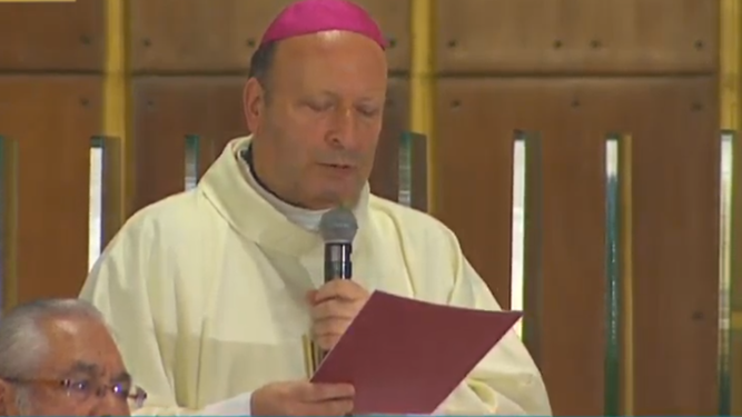 Nuncio apostólico. Mensaje del Papa.