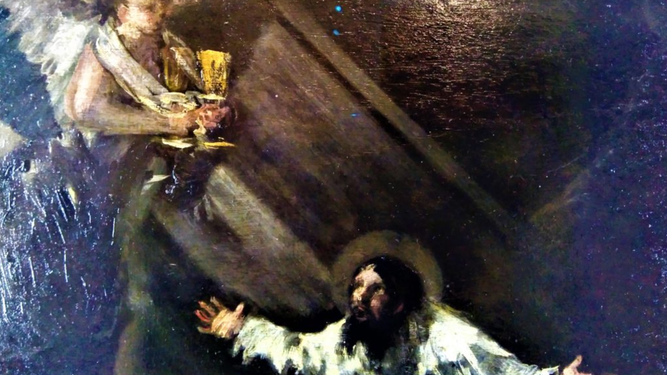 Oración en el huerto. Versión de la obra de Goya