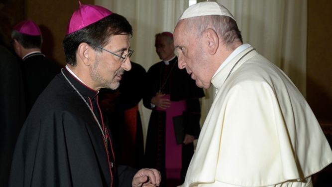 J. Cobo y el Papa Francisco