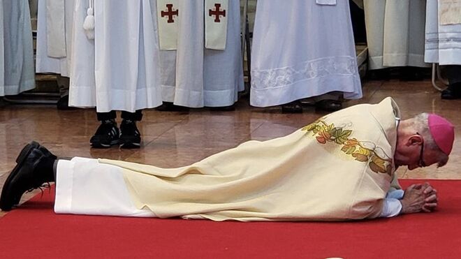 Josep María Abella en su ordenación como obispo auxiliar de Osaka.