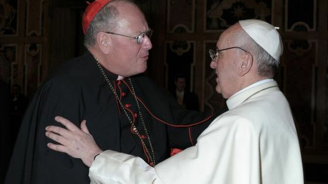 El Papa Francisco, con Timothy Dolan