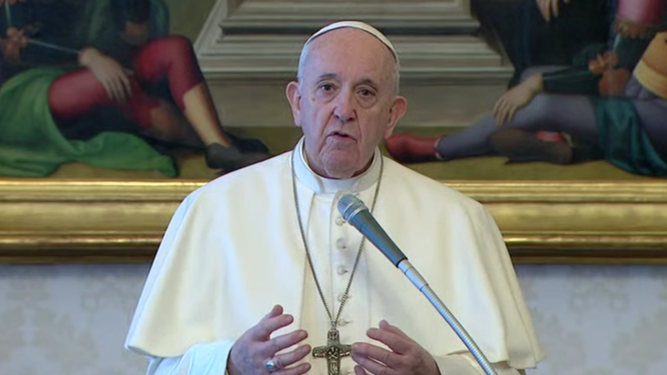 El Papa, en la audiencia