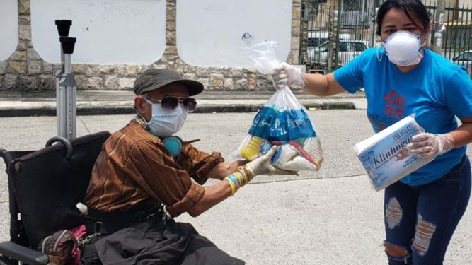 Ayuda humanitaria en la prevención del coronavirus