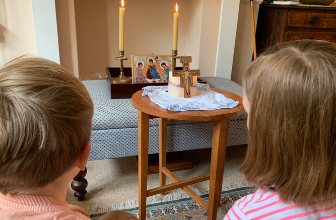 Oración en familia