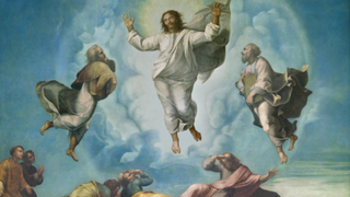 Detalle de "La transfiguración", Rafael