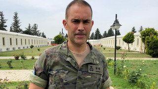 El padre Jorge David Lorenzo, capellán militar en misión en Turquía